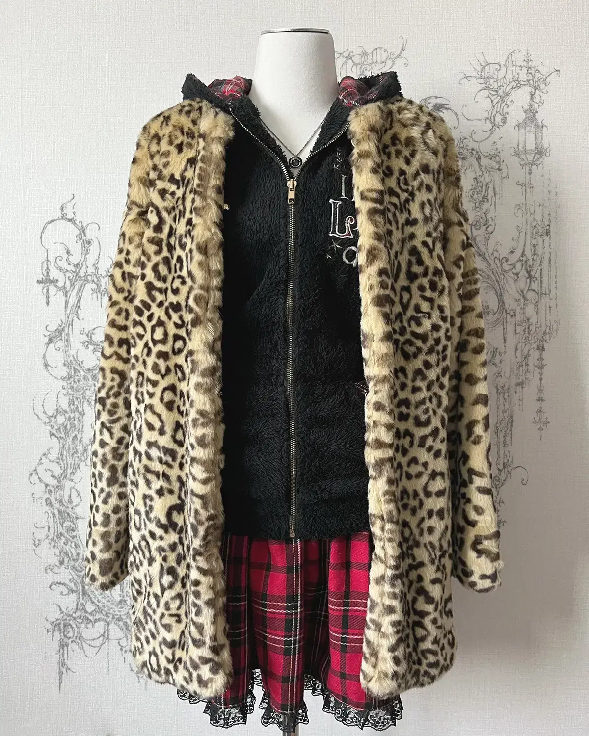 leopard fur jacket